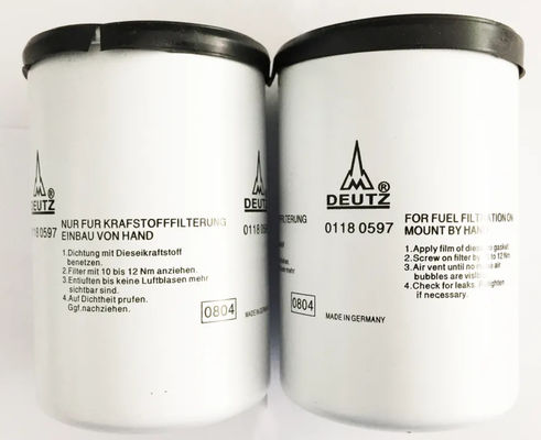 Filtro 21492771 del OEM BF4M Diesel Generator Fuel 01180597 porciones