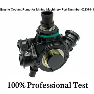 Bomba de refrigerante superior para motor de maquinaria minera. Número de pieza 02937441. Prueba 100% profesional