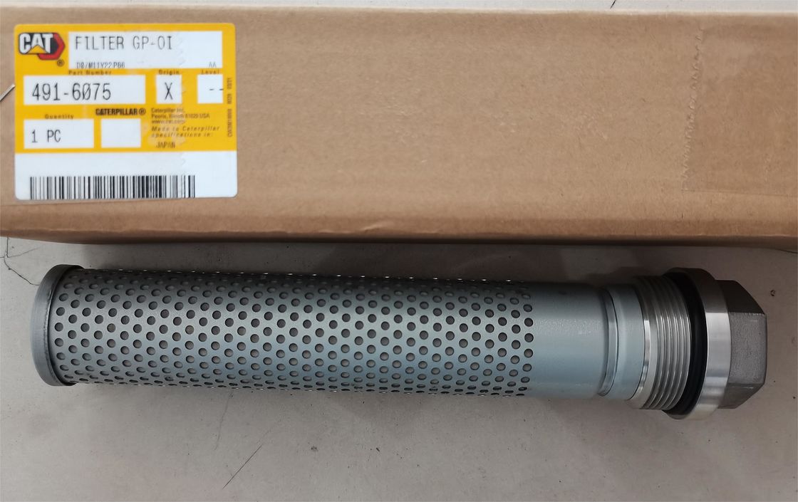 Filtro ligero 491-6075 de Spare Part Oil del excavador para la maquinaria de construcción