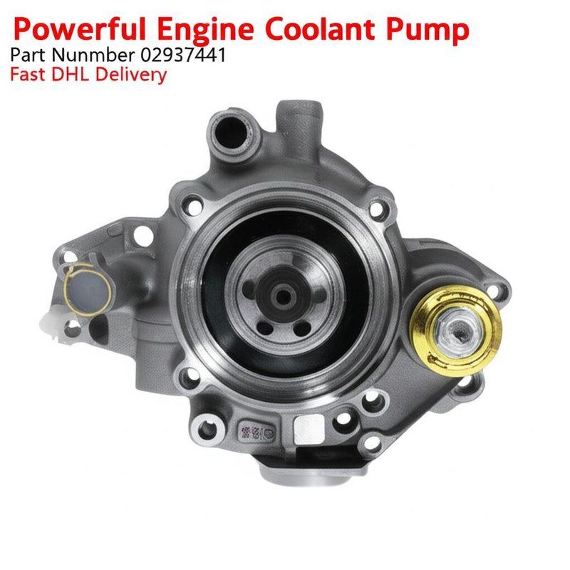 Bomba de refrigerante de motor potente para grupos electrógenos Número de pieza 02937441 Entrega rápida por DHL